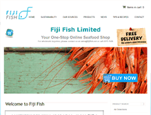 Tablet Screenshot of fijifish.net